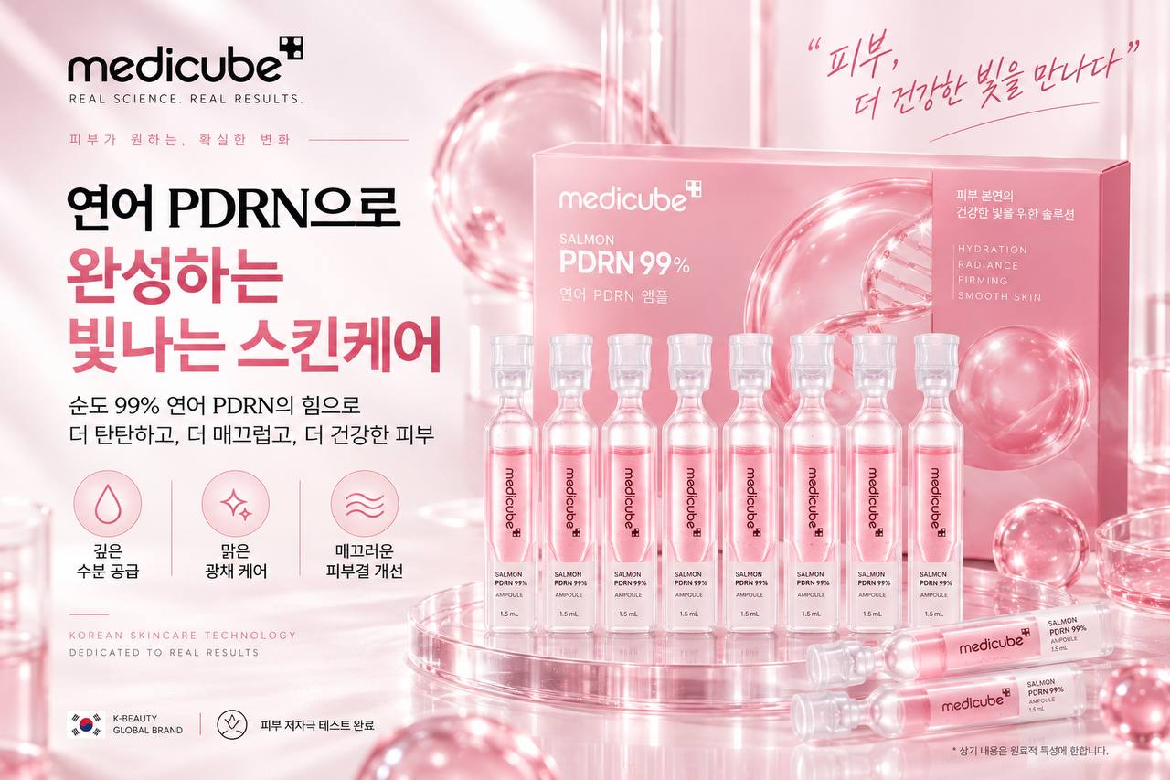 مجموعة Medicube Salmon PDRN 99% المتوفرة في السعودية